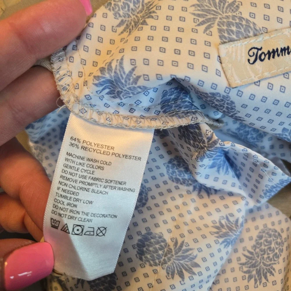Tommy Bahama Boracay Performance Shorts Mens 38 Khaki Tan Stretch Golf 8.5in - Picture 4 of 9